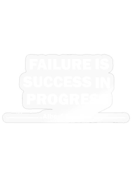 motivational quotes for success - Sticker - transparent glossy - Front