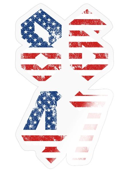 8647 Rock Style Retro Vintage  - Sticker - transparent glossy - Front