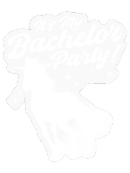 Its My Bachelor Party - Sticker - transparent glossy - Front