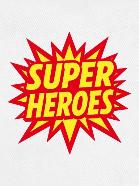 Superheroes Burst Comic Style