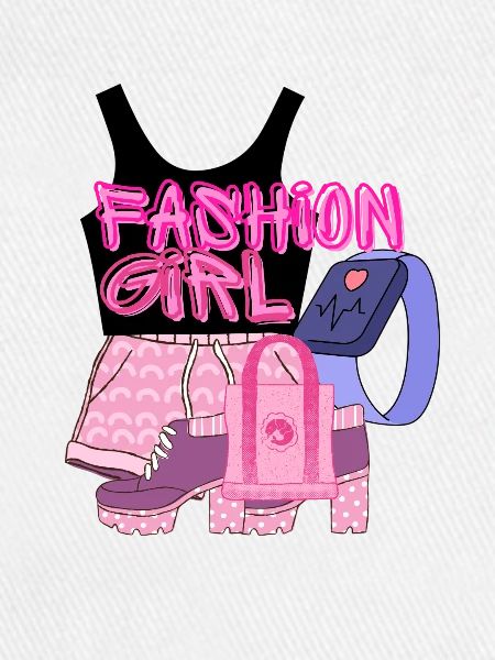 Fashion Girl:Chic and Condident