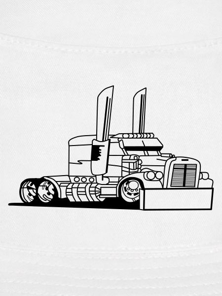 Comic style truck