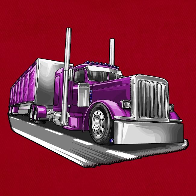 Tracktor Trailer Semi Truck Big Rig