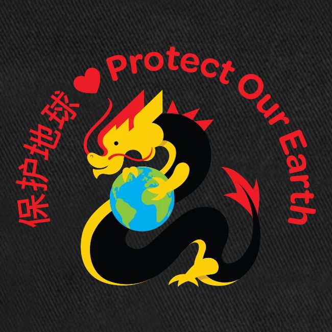 Kindness Dragon with Earth - Red