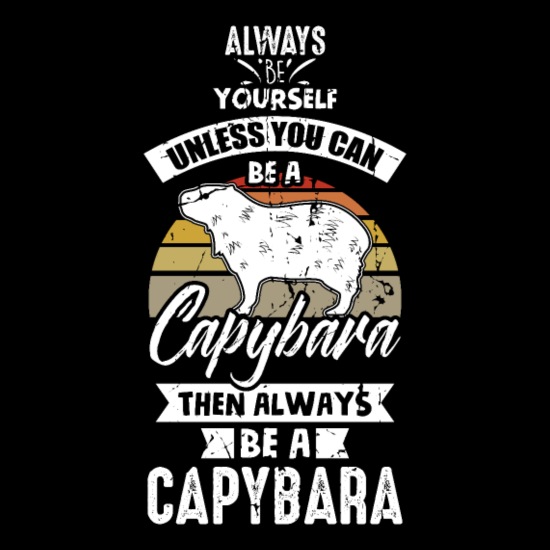 Always Be Yourself - Funny Capybara zoo animal' Bucket Hat | Spreadshirt