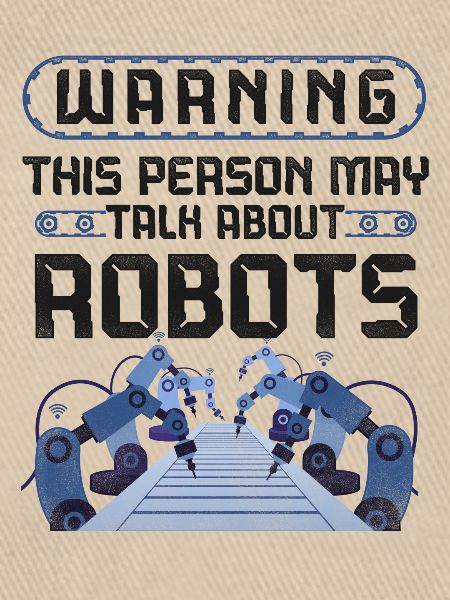 Robot Robotics Engineer Warning