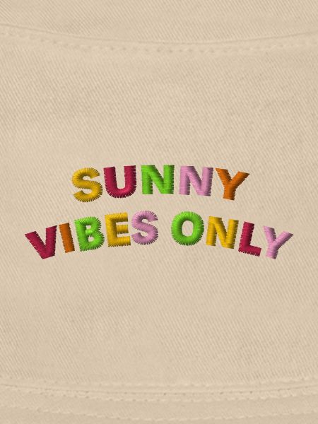 Sunny vibes only embroidered