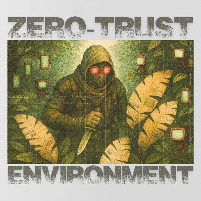 ZERO-TRUST (Black Lettering)