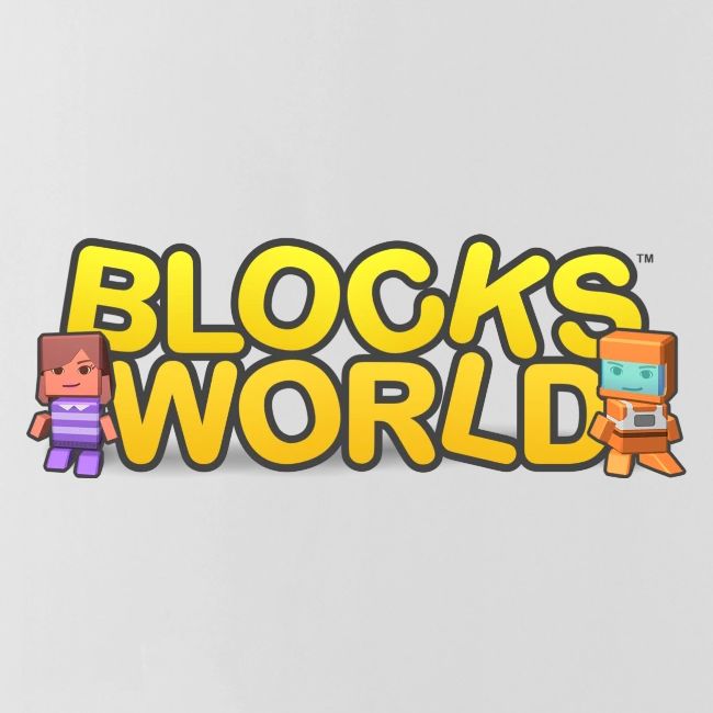 Blocksworld: Logo with Characters