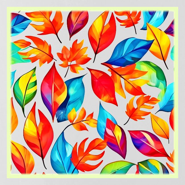 Autumn Leaves Abstract Pattern