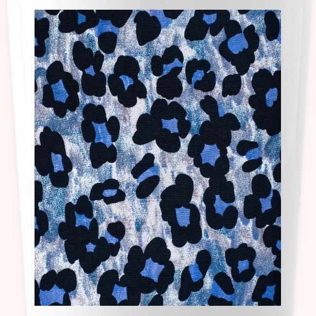 blue ank black leopard pattern