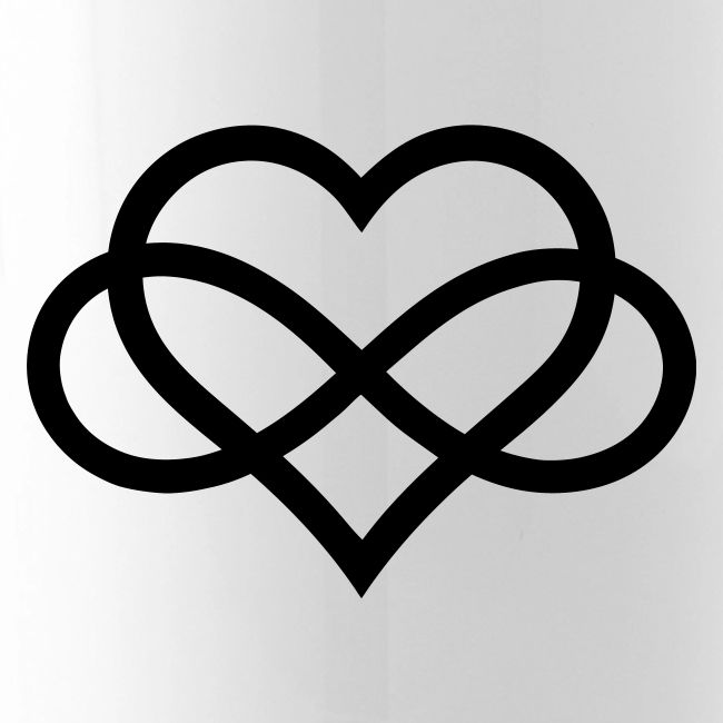 Infinity Heart (black)