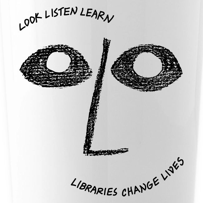 Vintage ALA: Libraries Change Lives Face