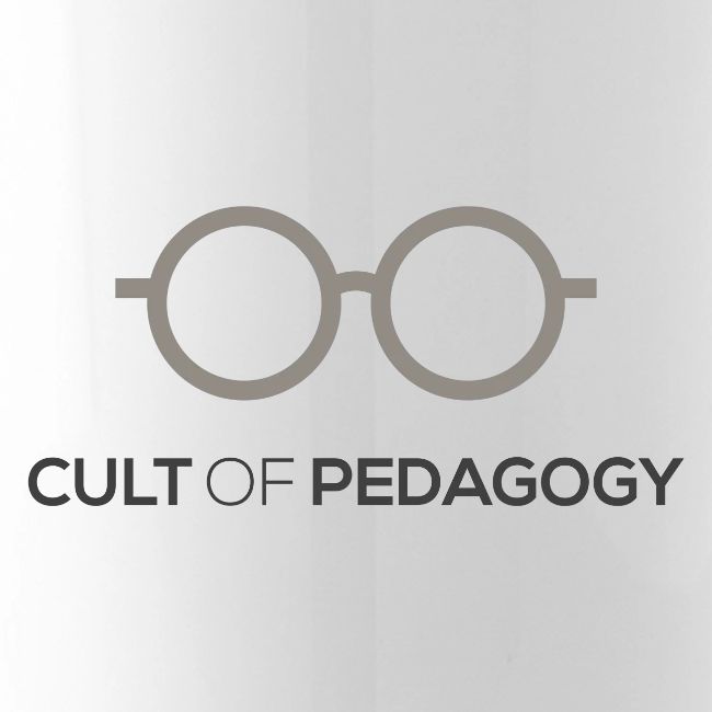 Cult of Pedagogy (grey/black text)