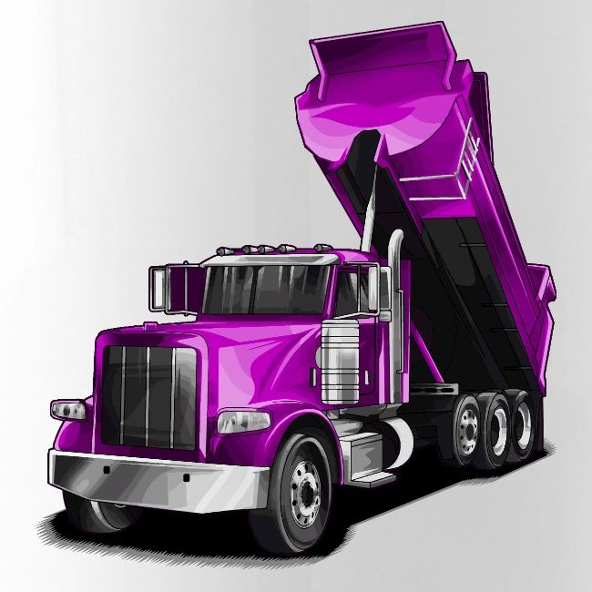 Dump Truck Purple