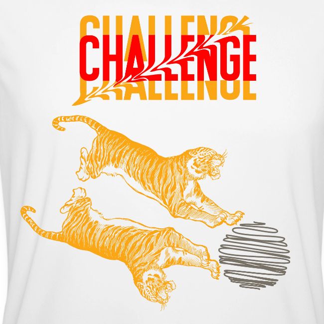 Double tiger fashion, jungle feline animals.