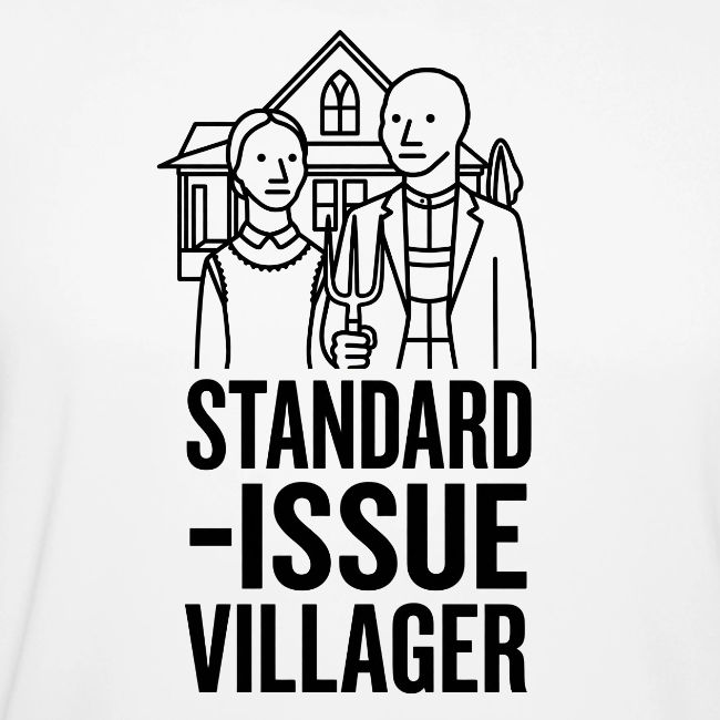 Standard-Issue Villagers (Black on Light)