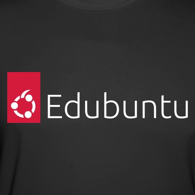 Edubuntu Logo 2023 - White