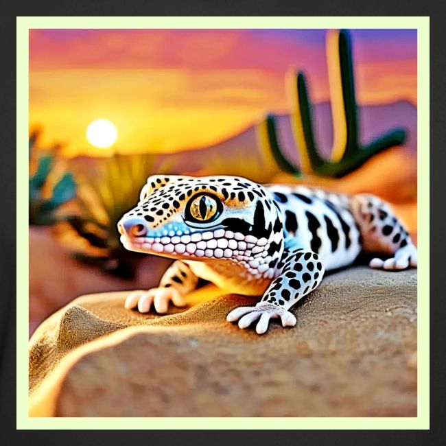 Leopard Gecko Desert Design
