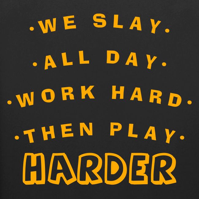 We Slay All Day Shiny Shirt Metallic Silver & Gold