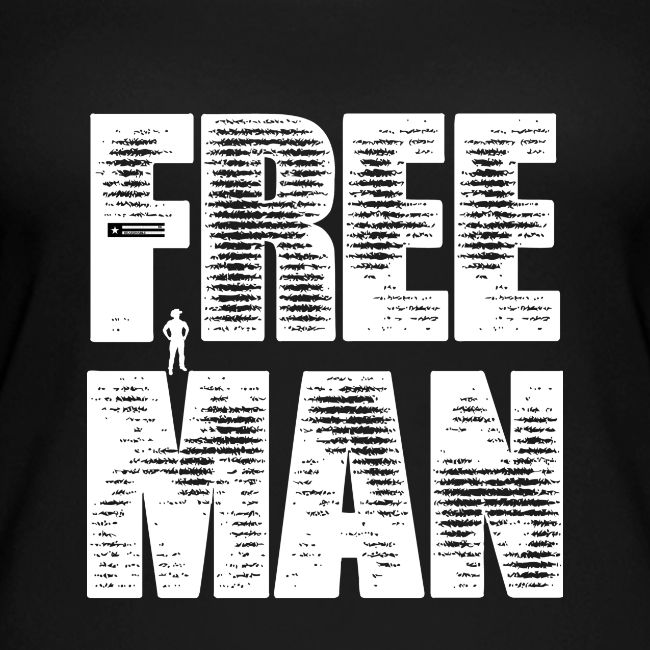 FREE MAN - White Graphic