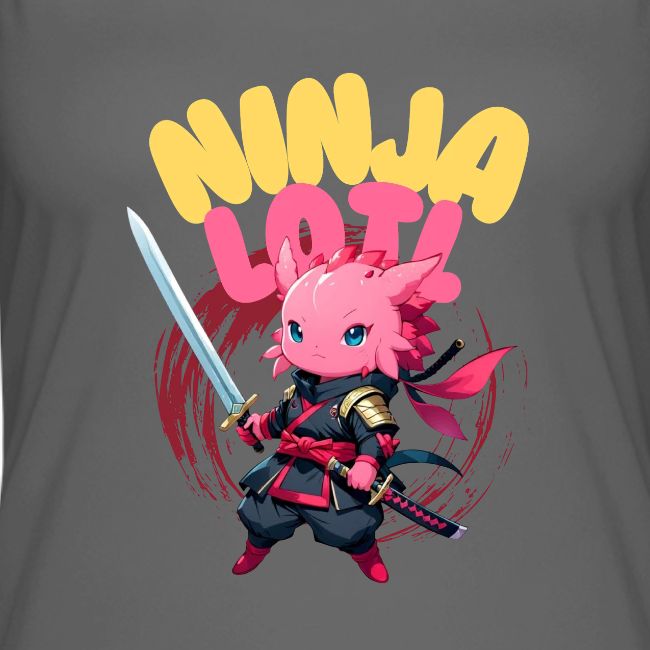 Kawaii Axolotl Ninja