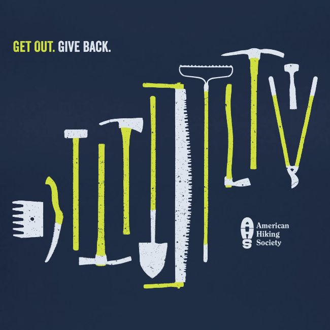 Get Out. Give Back. Trail Tool Arrangement