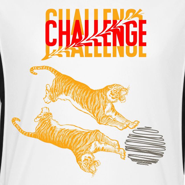 Double tiger fashion, jungle feline animals.