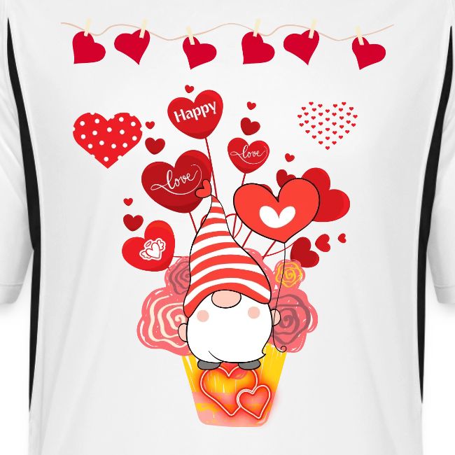Design wrapped in love hearts, vibrating in love.