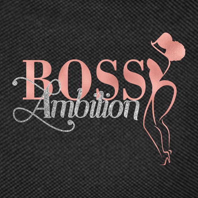 Women Boss Ambition Tshirt Glitter