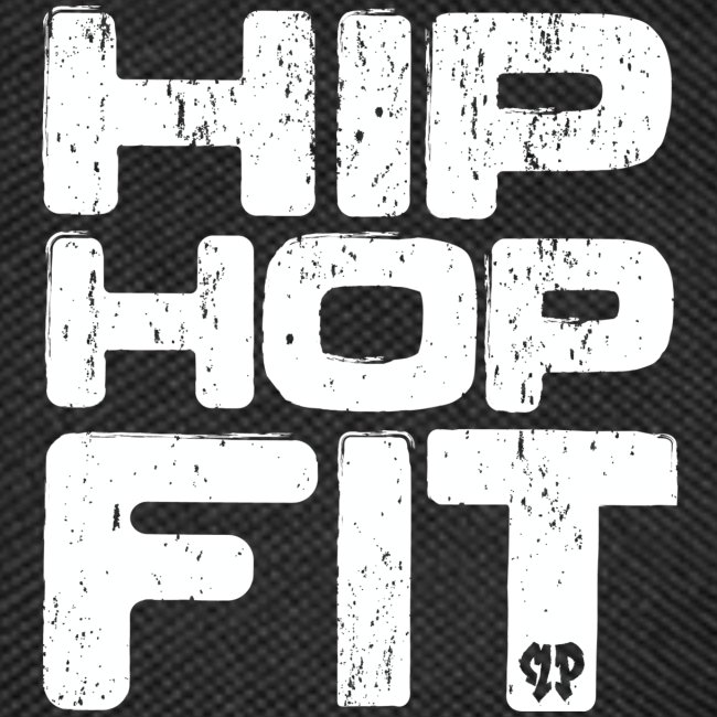 Hip-Hop Fit Logo (White distressed)