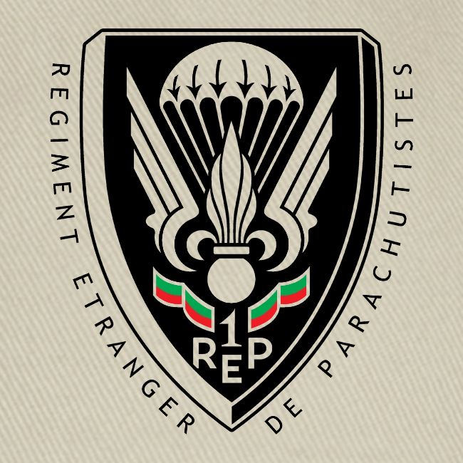1er REP - Regiment - Badge - Dark