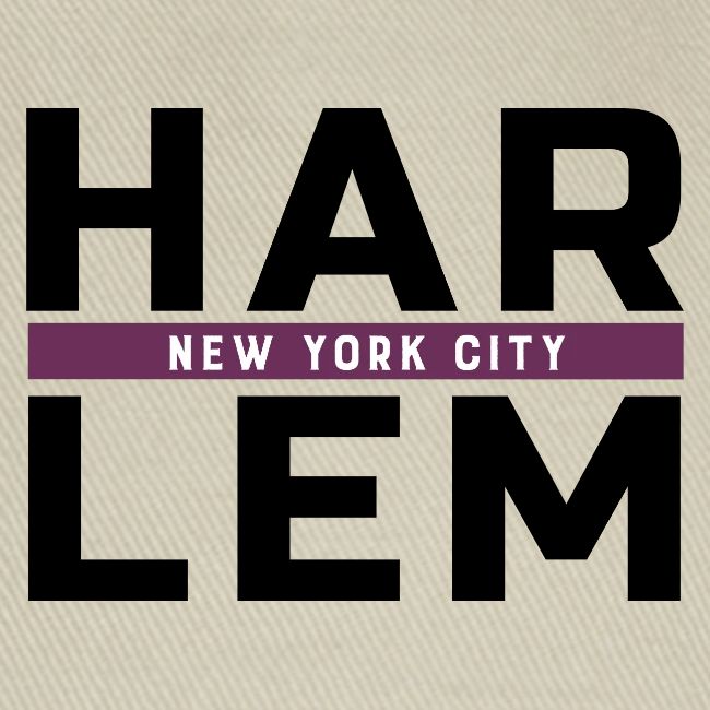 Harlem Stacked Lettering