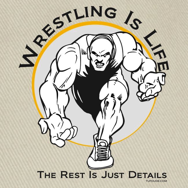 Wrestling is Life - bw