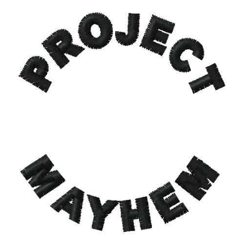 Project Mayhem Embroidery - Organic Baseball Cap