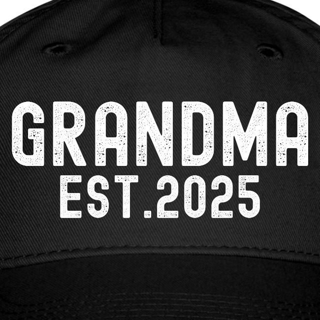 Grandma Est 2025 distressed font