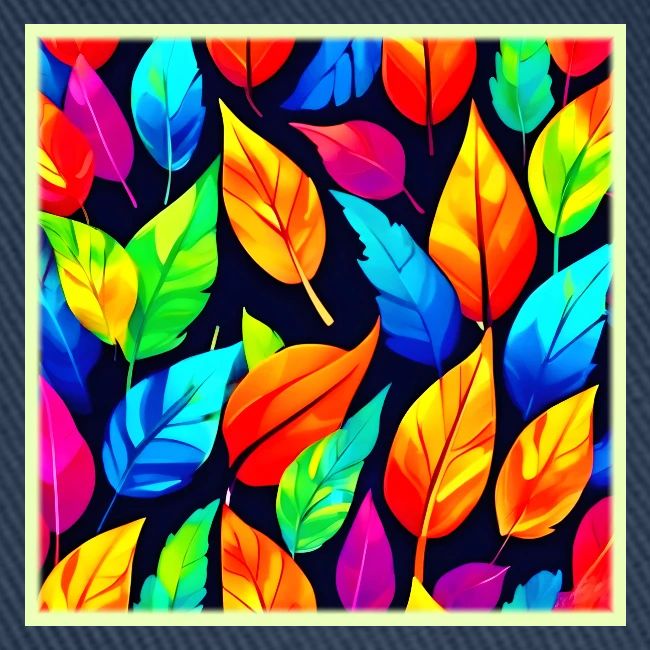Vibrant Autumn Leaves Pattern