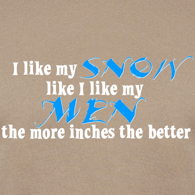 Snow & Men - The More Inches the Better