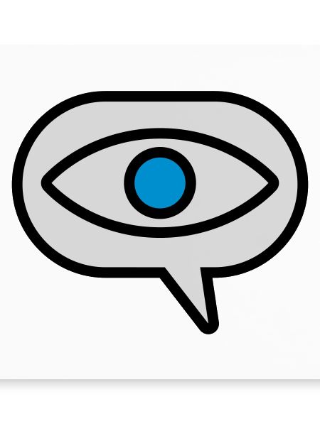 Eye Seeing Comic Speech