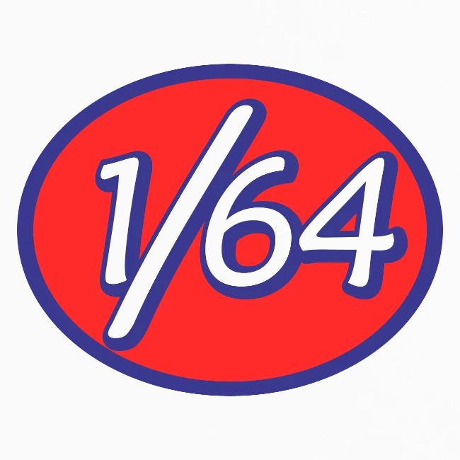 One Sixty Four -- vintage auto inspired oval