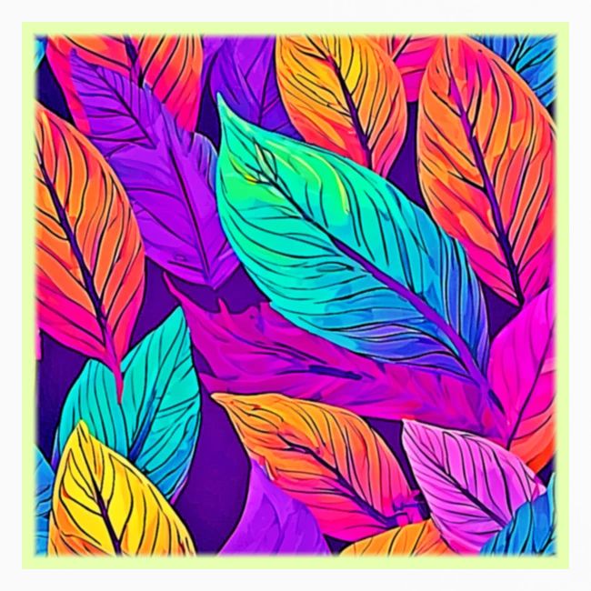 Vivid Leaf Pattern