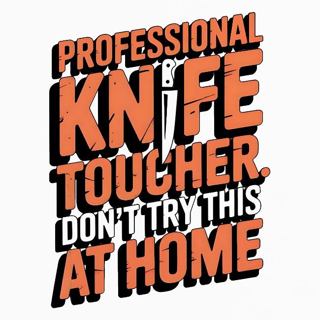 Professional Knife Toucher. Don't Try This at Home
