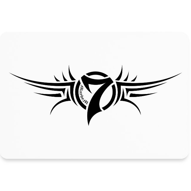MayheM-7 Tattoo Logo Black
