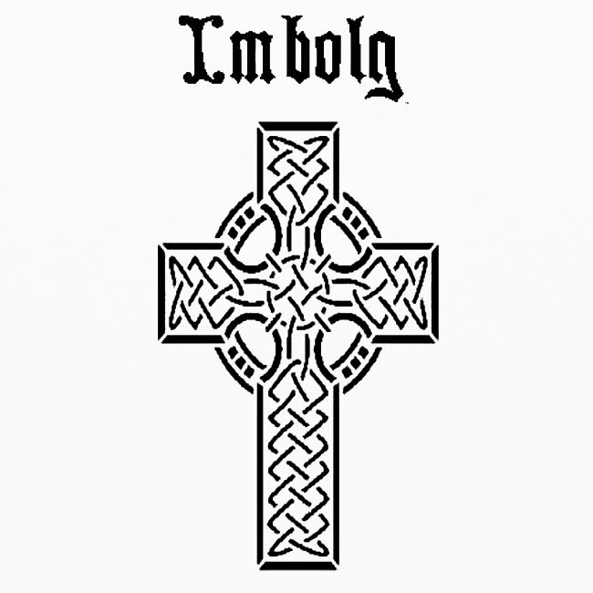 Imbolg Black Logo and Cross
