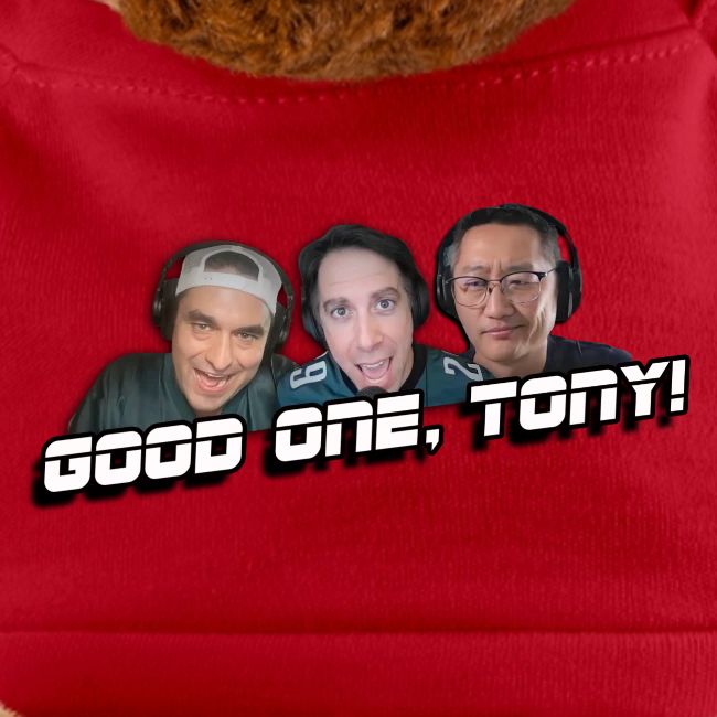 GOOD ONE, TONY! (with Fusco Show back)