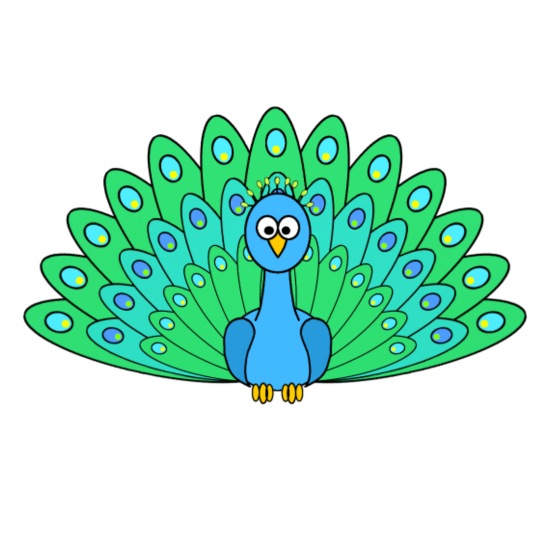 Cartoon Peacock' Dog | Spreadshirt