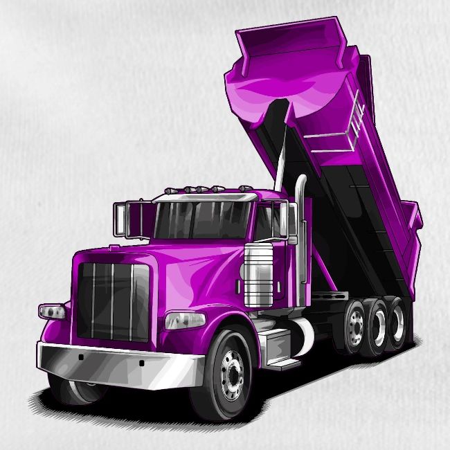 Dump Truck Purple