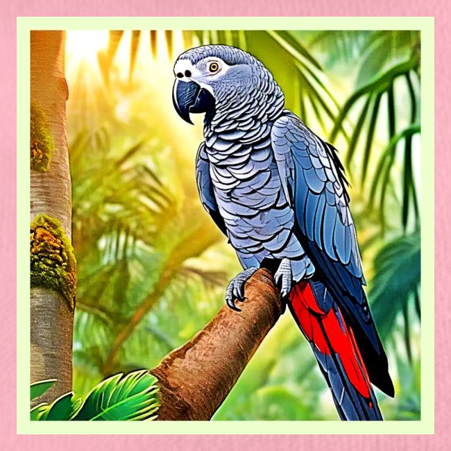 Grey Parrot Perch