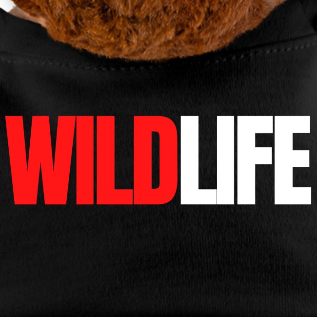 WILDLIFE (Red and White letters)
