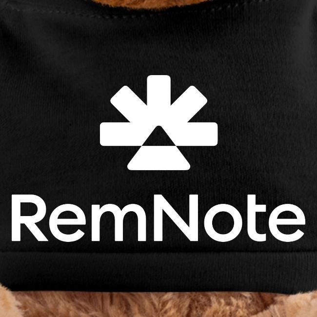 White logo with text, vertically stacked